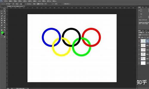 奥运会五环用ps怎么画_奥运会五环用ps怎么画的